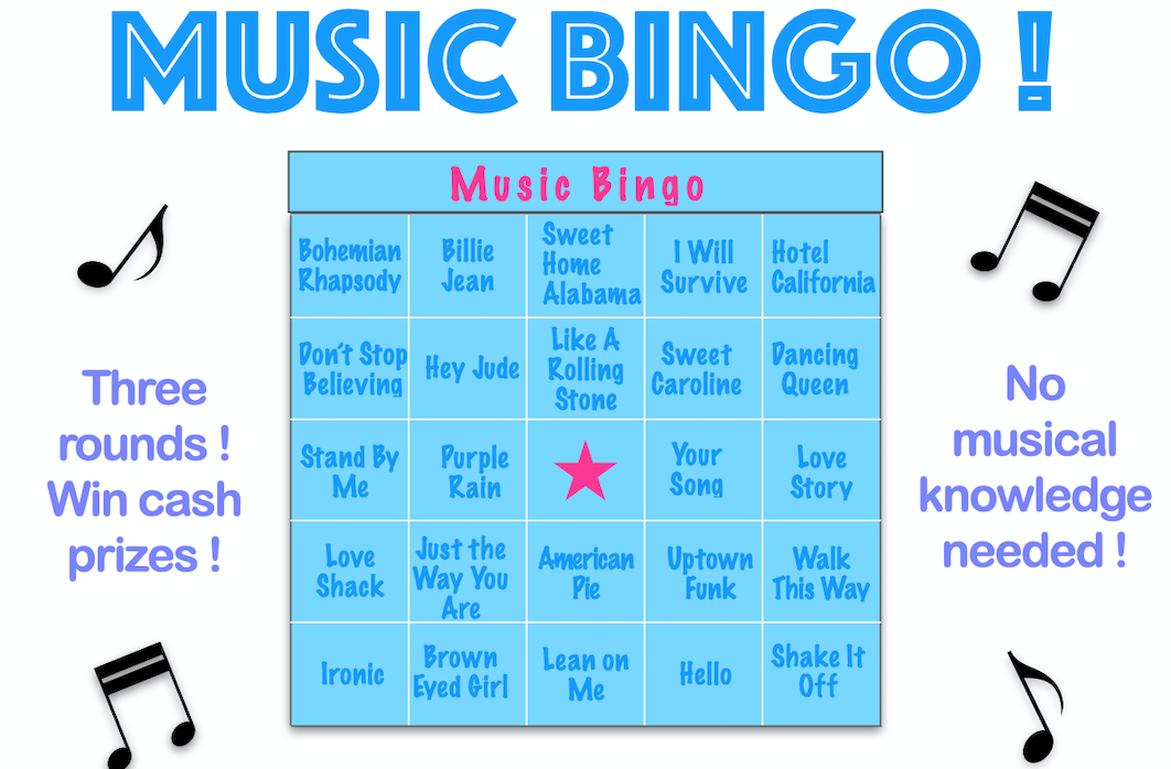 music bingo